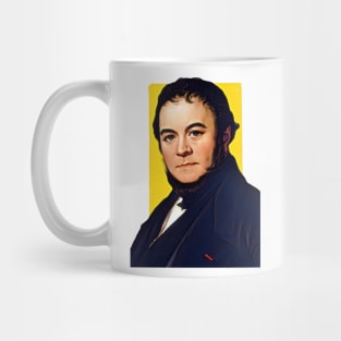 French Writer Stendhal illustration Mug